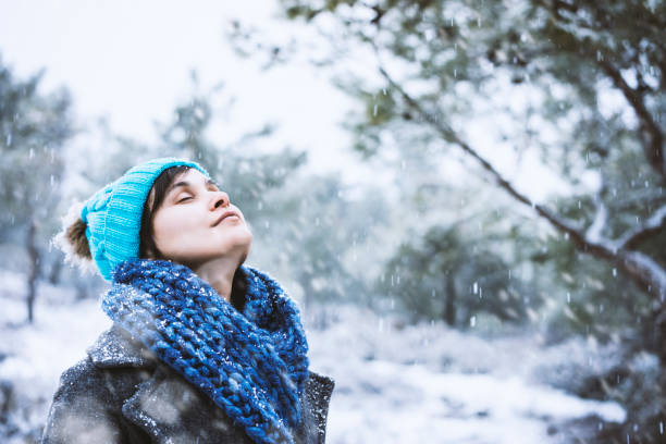 istock Woman enjoying the snow 507493262