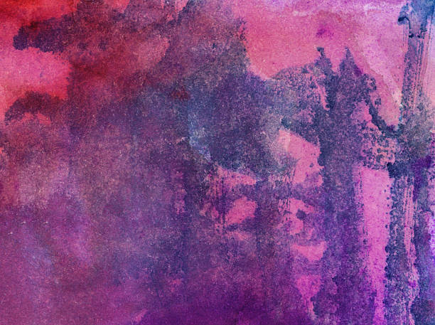 istock Distressed textured background hand painted with vibrant colors 507493644