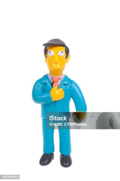 Seymour Skinner Figurine Stock Photo - Download Image Now - Characters, Collection, Cut Out