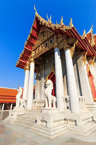 istock The Marble Temple (Wat Benchamabopit Dusitvanaram) in Bangkok, Thailand 507497354