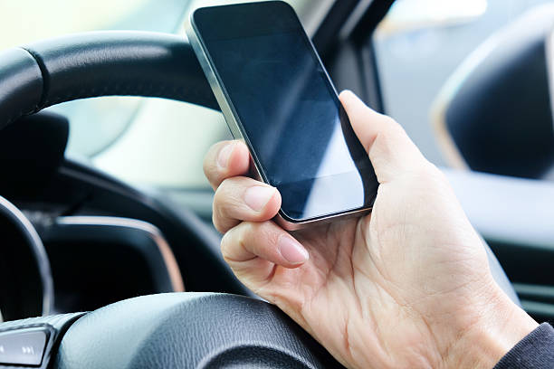 istock phone call in the car. 507498936