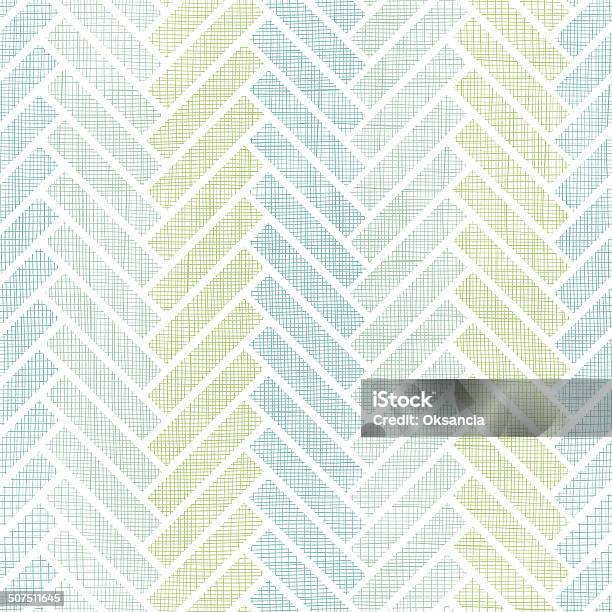 Abstract Textile Stripes Parquet Seamless Pattern Background Stock Illustration - Download Image Now