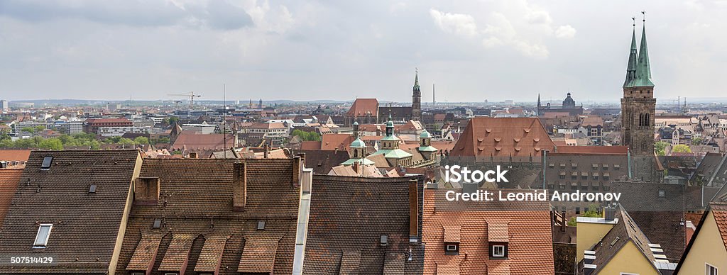 Vista do Castelo de Nuremberg - Foto de stock de Alemanha royalty-free