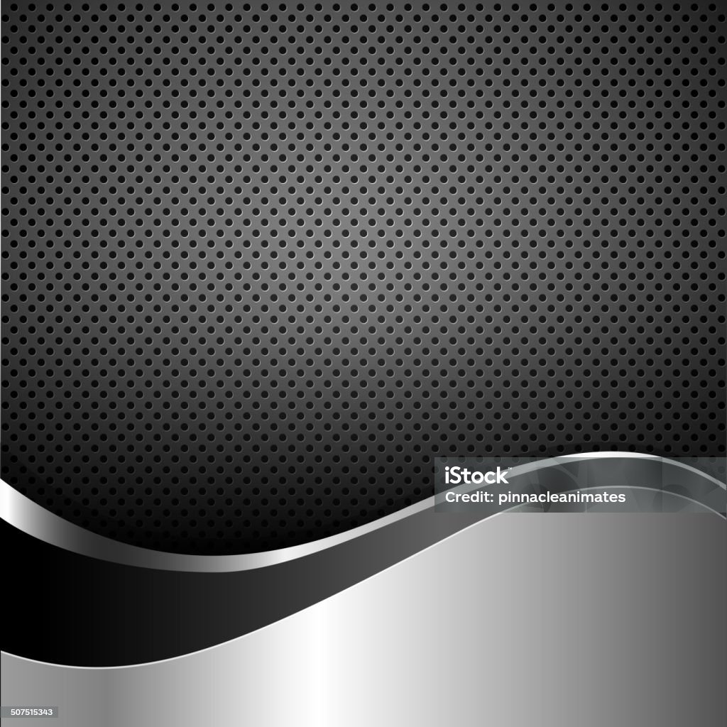 Metal Vector Wave Background Stock Illustration - Download Image Now