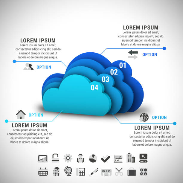 Infographic vector art illustration