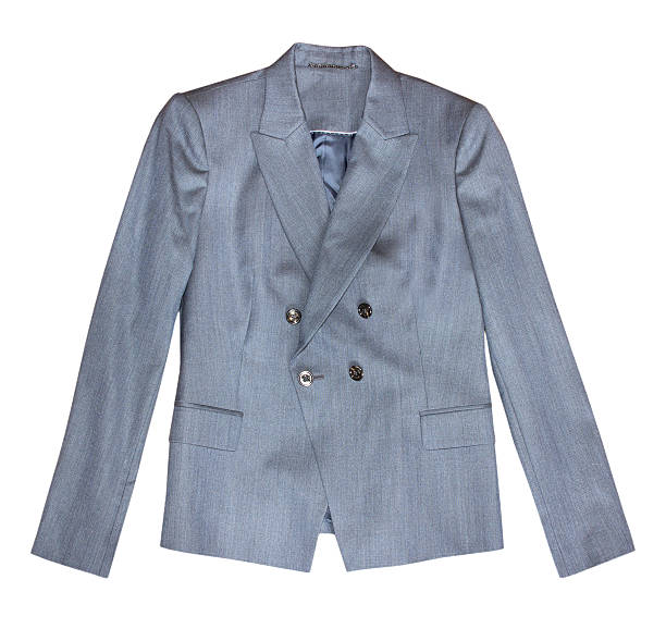 istock Grey classic female office jacket isolated 507516090
