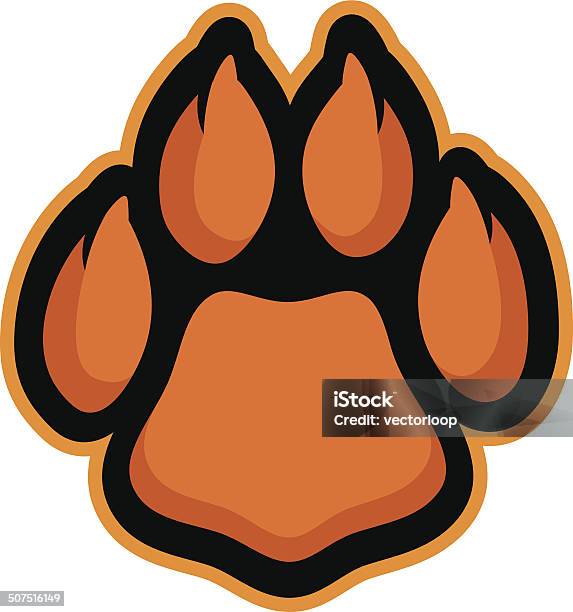 Cat Paw Stock Illustration - Download Image Now - Paw, Tiger, Bobcat