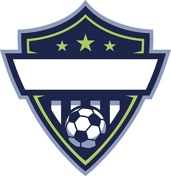 Soccer Badge Logo vector art illustration