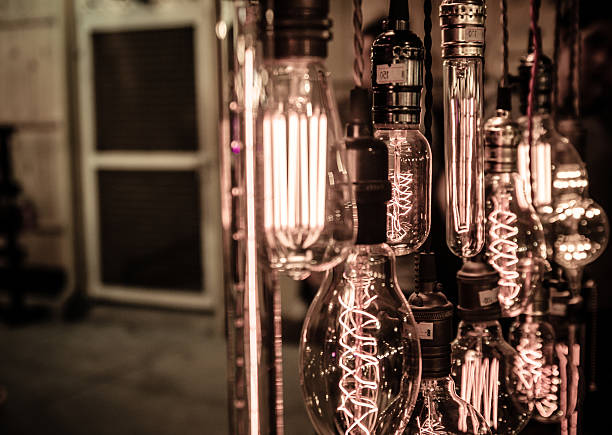 istock luxury edison light bulb in coffee shop 507526290