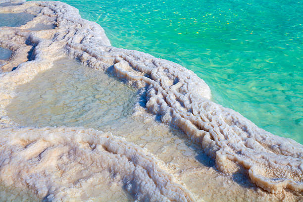istock Texture of Dead sea. Salt sea shore 507526974
