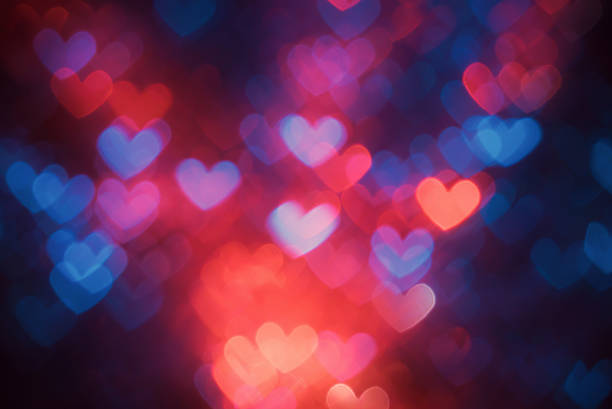 istock Heart shaped abstract background on Valentines day 507527182