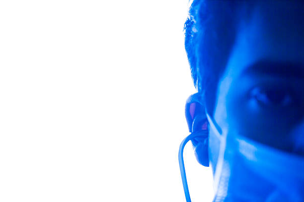 istock Doctor with mask and stethoscope 507528174