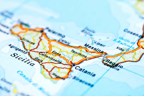 istock Map of Sicilia, Italy 507531218