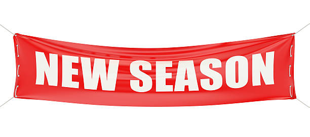 istock new season concept on the red banner 507531308