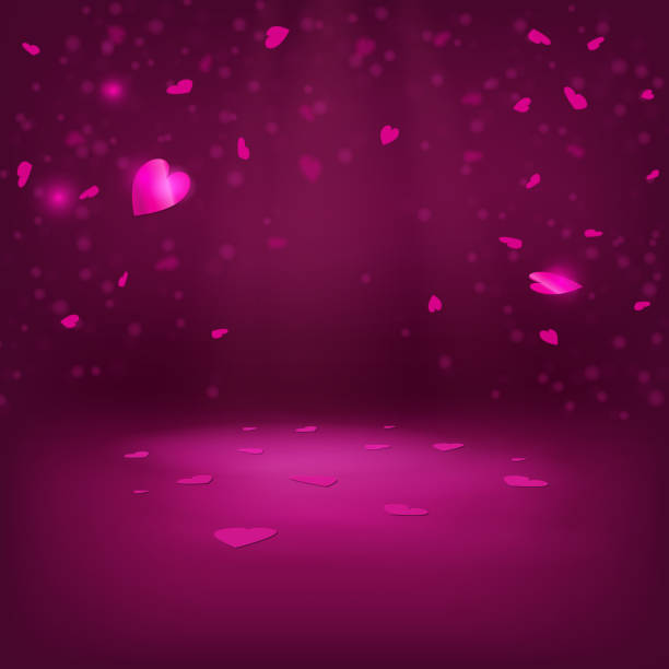 illustrazioni stock, clip art, cartoni animati e icone di tendenza di cuori di san valentino sfondo 1 - heart shape exploding pink love