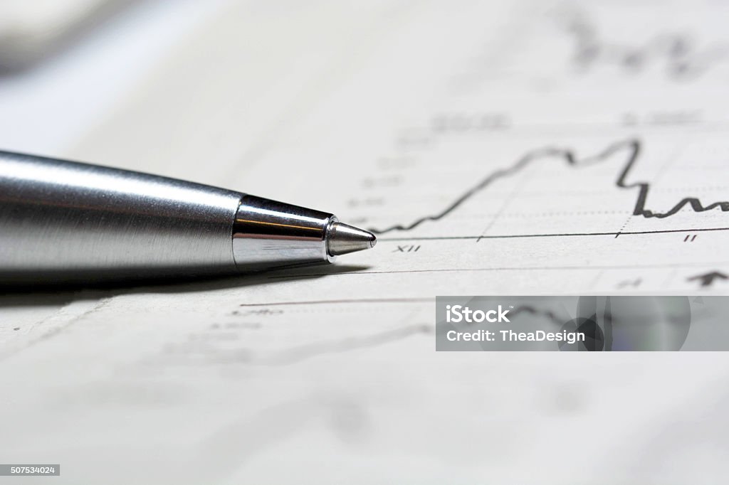 Financial statements Ballpoint pen on financial statements Balance Stock Photo Financial statements Ballpoint pen on financial statements Balance Stock Photo