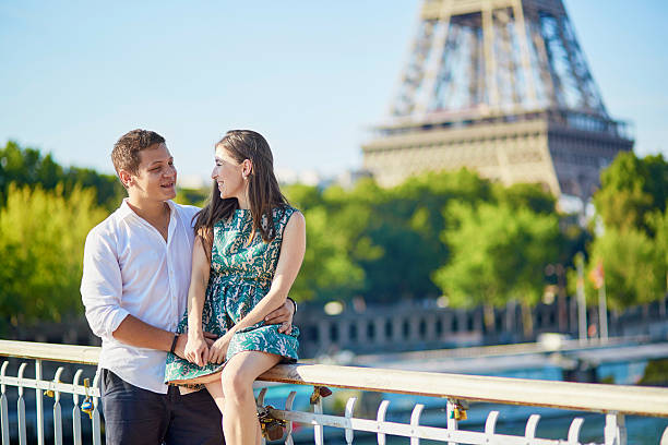 istock Young romantic couple spending their vacation in Paris 507534318