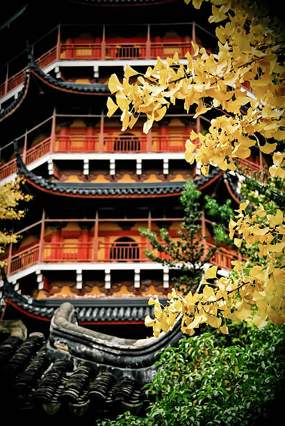 Autumn in Suzhou, China stock photo