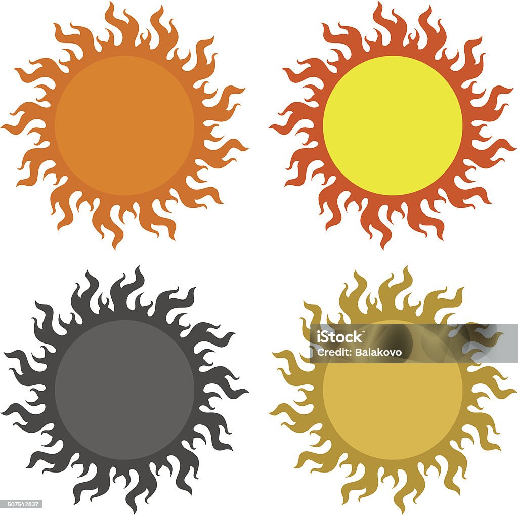 Iso Vector Sun Vector Sun Stock Illustration - Download Image Now - Badge, Collection ...
