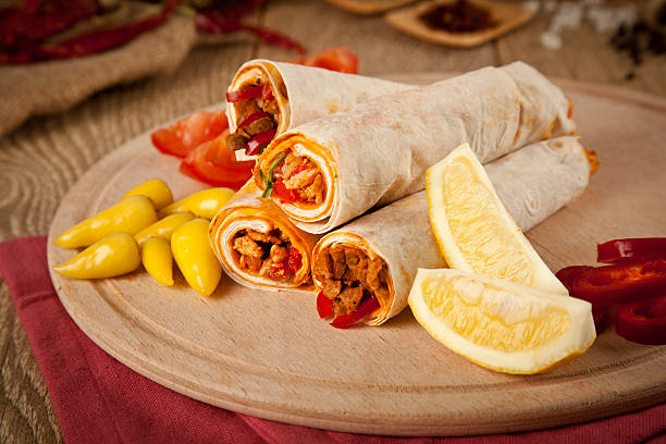 istock Beef meat Tantuni traditional turkish kebap durum lavash 507546511