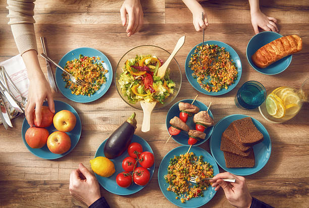 istock Enjoying  family dinner 507550866