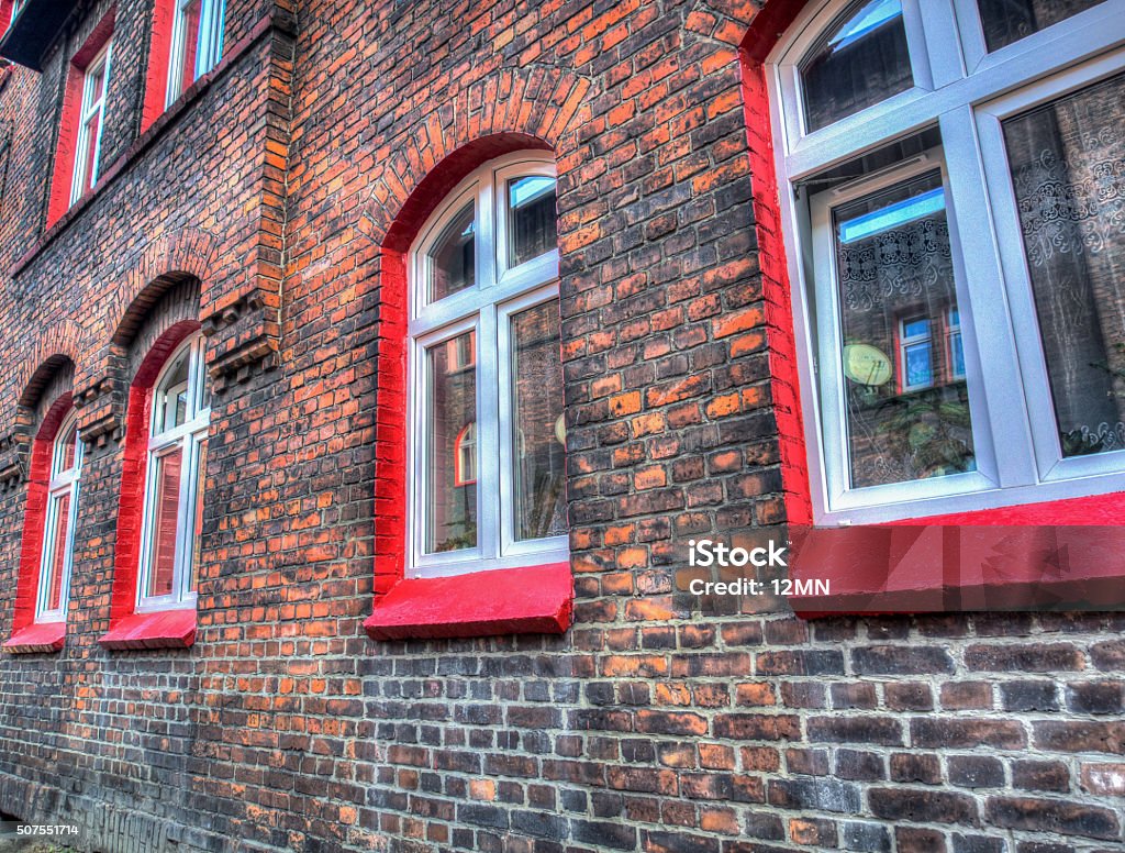 Nikiszowiec Katowice, Poland - November 05, 2015: Historic residential Buildings . Mining district of Nikiszowiec Apartment Stock Photo