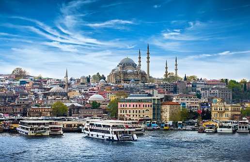 Istanbul the capital of Turkey, eastern tourist city.