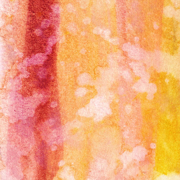 istock Abstract hand painted textured background with warm colors 507566264