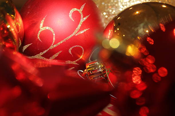 istock Ornaments and Bows Close Up 507567226