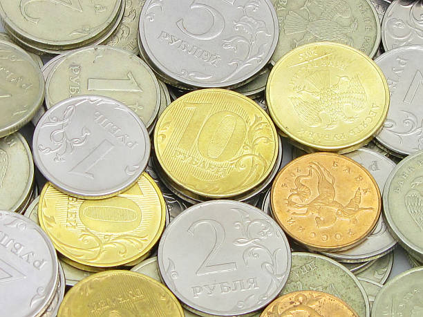 istock handful Russian coins close-up 507569792