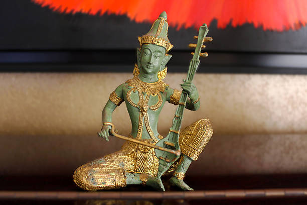 istock Thai prince playing music 507569908