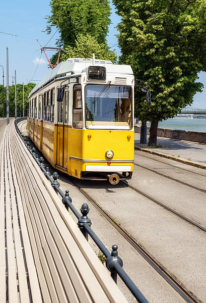 istock Traditional yellow tram in central Budapest 507574726