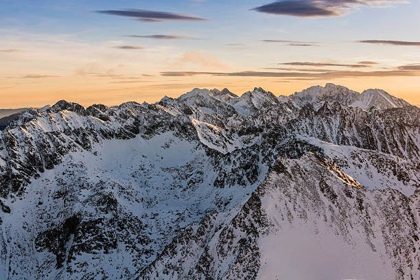 istock Mountain peaks in the snow. 507577304