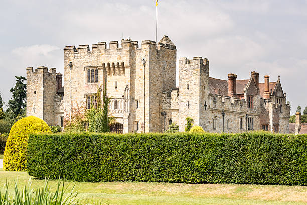 Hever Castle Hever, Kent, UK - July 12, 2014: Hever Castle was the childhood home of Anne Boleyn, who was Queen of England from 1533–1536. Hever Castle stock pictures, royalty-free photos & images