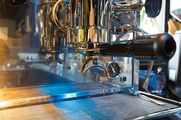 Coffee machine stock photo