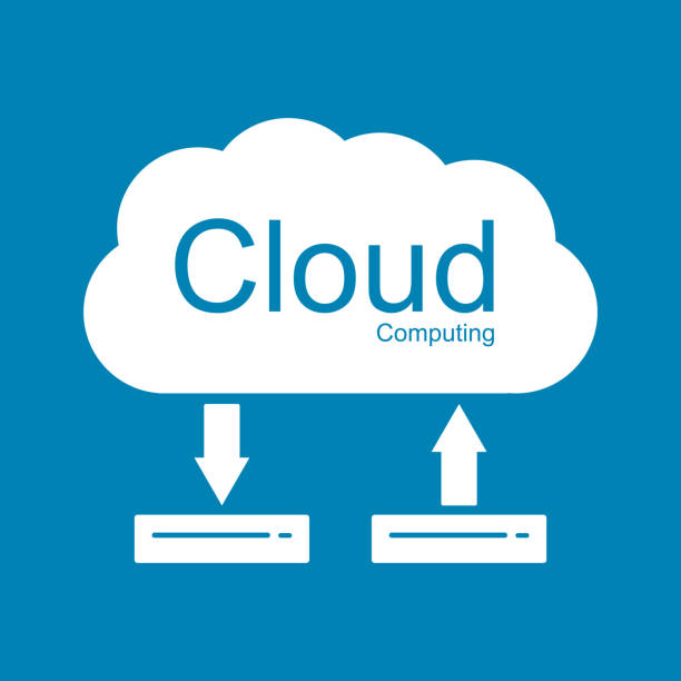 Cloud computing concept. Modern design template. Cloud computing concept. Modern design template. Vector illustration. Misconfigured Cloud Storage stock illustrations