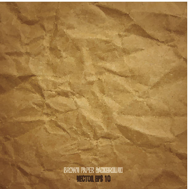 Textured recycled brown paper background. Vector illustration was made in eps 10 with gradients and transparency. kraft paper stock illustrations