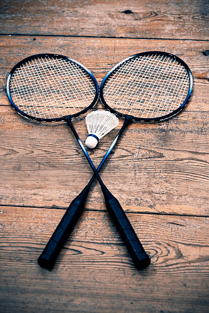 istock vintage badminton racquet 507582864