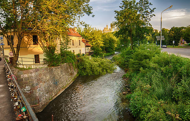 istock Uzupis and Vilnele River in Vilnius, Lithuania 507583693