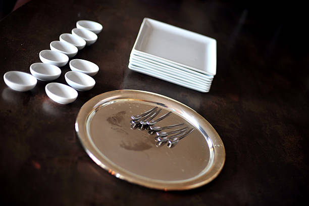 Gourmet French Dinner stock photo