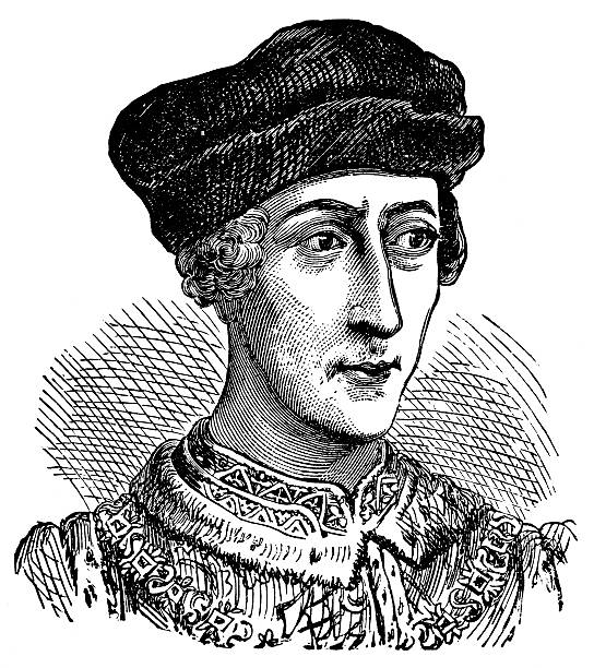 헨리 브 - henry v stock illustrations