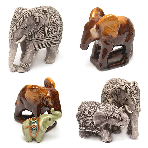 istock Collection of figurines elephant 507616191