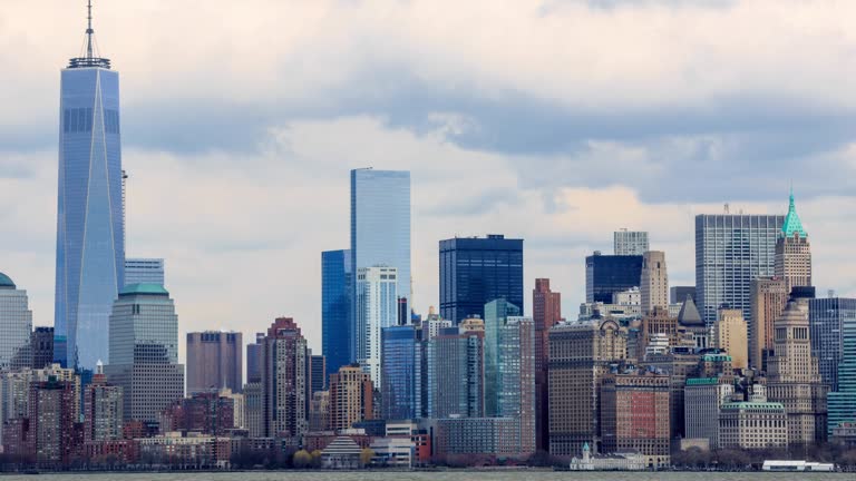 4K Time Lapse : New York Skyline