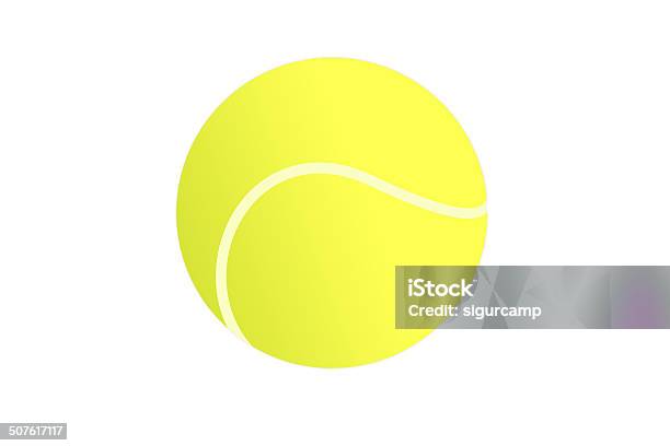 Tennis Ball Stock Photo - Download Image Now - Circle, Close-up, Cut Out