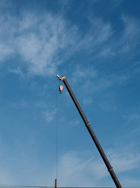 istock Top of Construction crane 507617783
