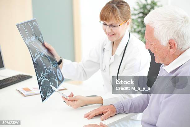 Senior Man Visiting Doctor Stock Photo - Download Image Now - Healthcare And Medicine, Senior Adult, Doctor