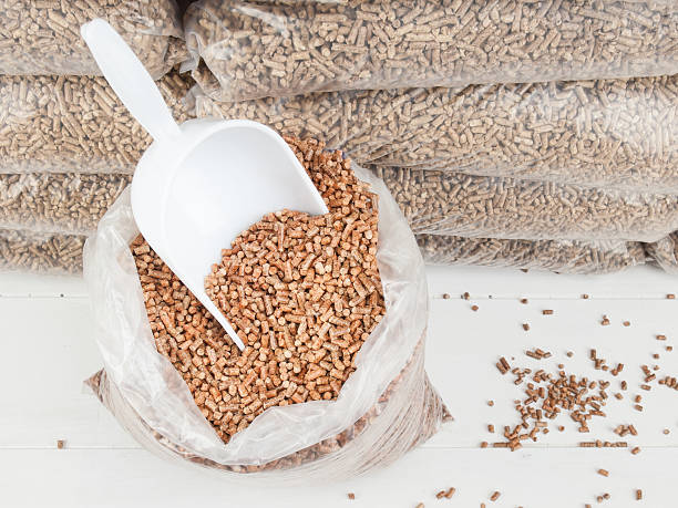 istock wood pellets and scoop 507623623