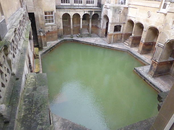 Roman Bath, taken in Bath, England Roman Bath, taken in Bath, England roman baths stock pictures, royalty-free photos & images