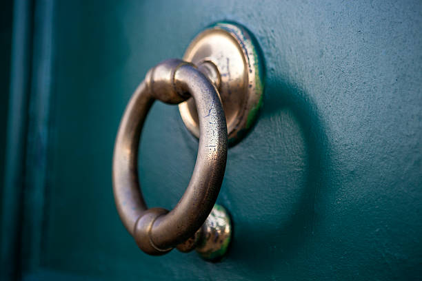 istock Elegant Brass Door Knocker 507626134