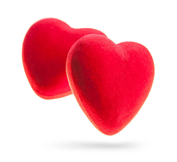 istock Red hearts isolated on white background. 507628910